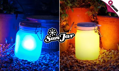 Solar-Powered Jar Lamps!